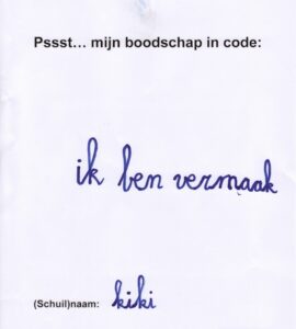 Geheimtaal 11 Geheimtaal 11