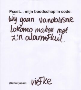 Geheimtaal 18 Geheimtaal 18