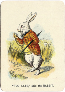 Alice-speelkaart Alice-speelkaart