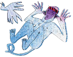 Apenlied, illustratie © Jesse Strikwerda Apenlied, illustratie © Jesse Strikwerda