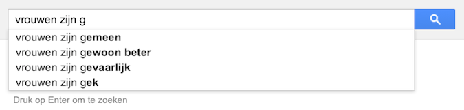 vrouwen zijn g (Google-poëzie)