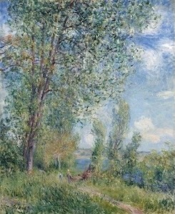 Alfred Sisley, Windy afternoon in May (ca. 1880)