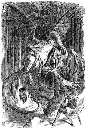John Tenniel, Jabberwocky (1871) John Tenniel, Jabberwocky (1871)